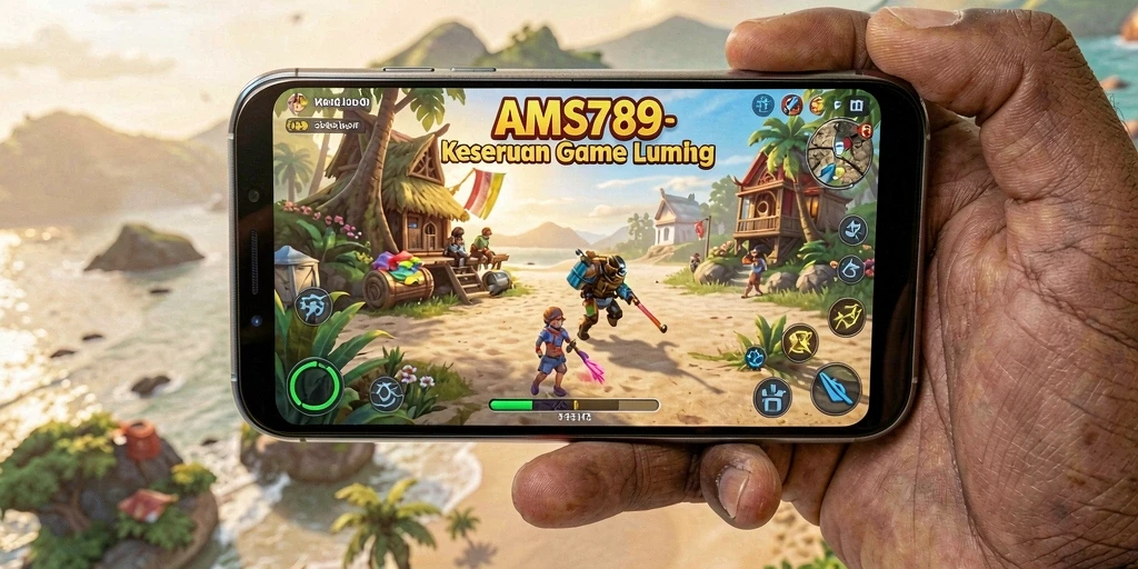 Tampilan menarik dari gameplay santai AMS789.