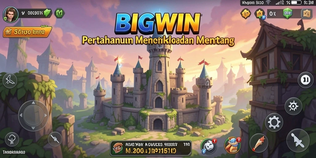 Gameplay Tower Defense yang mendebarkan di BIGWIN.