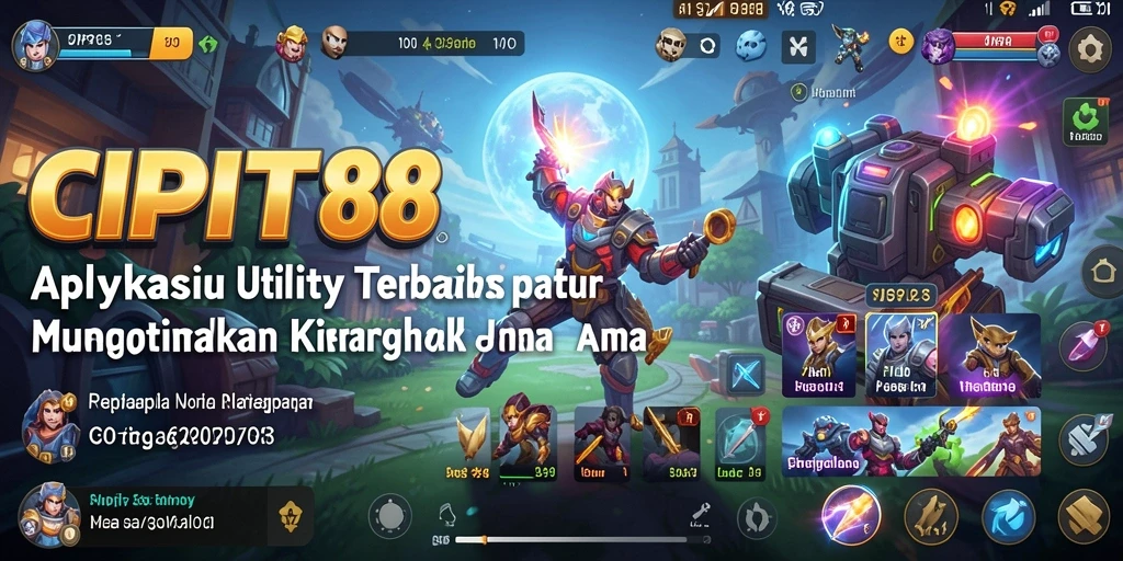 Tampilan antarmuka CIPIT88 yang sederhana dan intuitif.