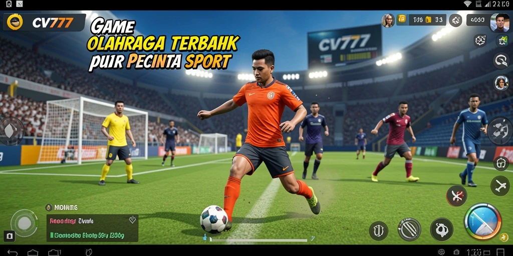 Screenshot gameplay CV777 yang menampilkan aksi seru olahraga.