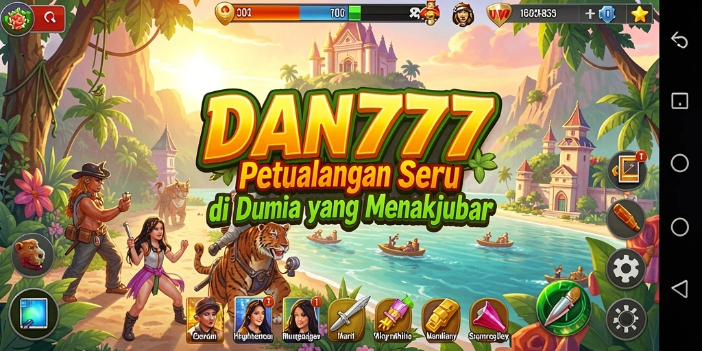 Screenshot permainan <strong>DAN777</strong> menunjukkan aksi petualangan seru di dunia yang menakjubkan.