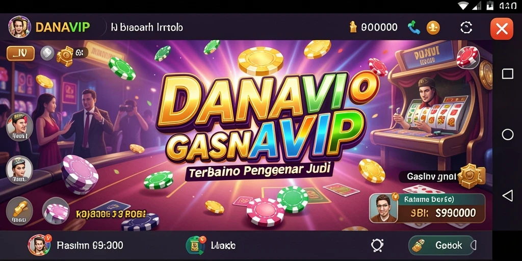 Tampilan permainan Kasino yang mengasyikkan di DANAVIP.