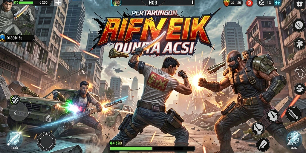 Tampilan epik pertarungan seru dalam H03.