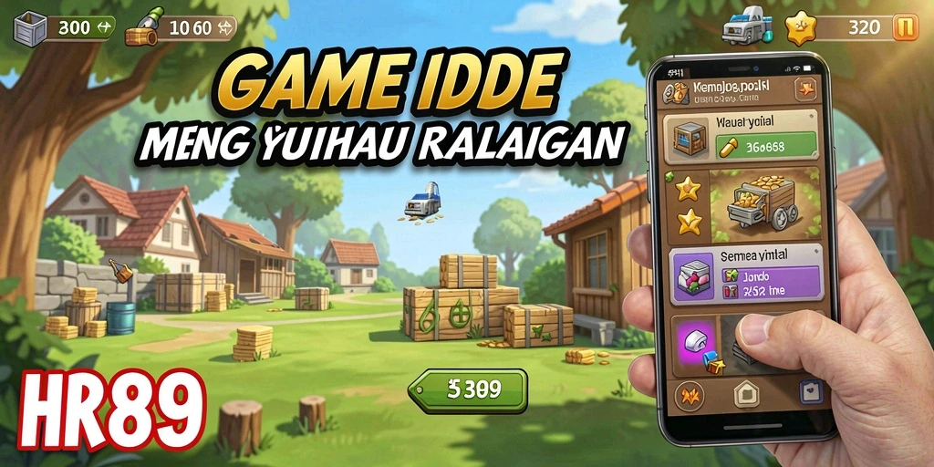Tampilan menarik gameplay <strong>HR89</strong> dengan karakter dan dunia yang ceria.