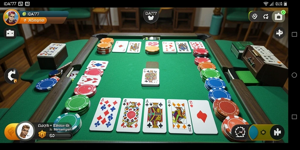 Tampilan gameplay Gaple yang menarik dan interaktif.