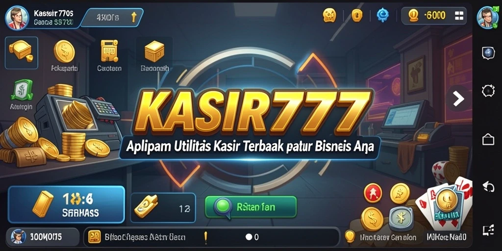 Tampilan antarmuka <strong>KASIR777</strong> yang sederhana dan efisien untuk pengguna.