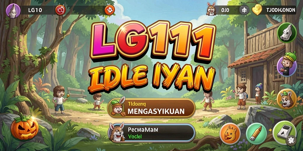 Screenshot tampilan gameplay LG111 menunjukkan mekanisme Idle yang mengasyikkan.