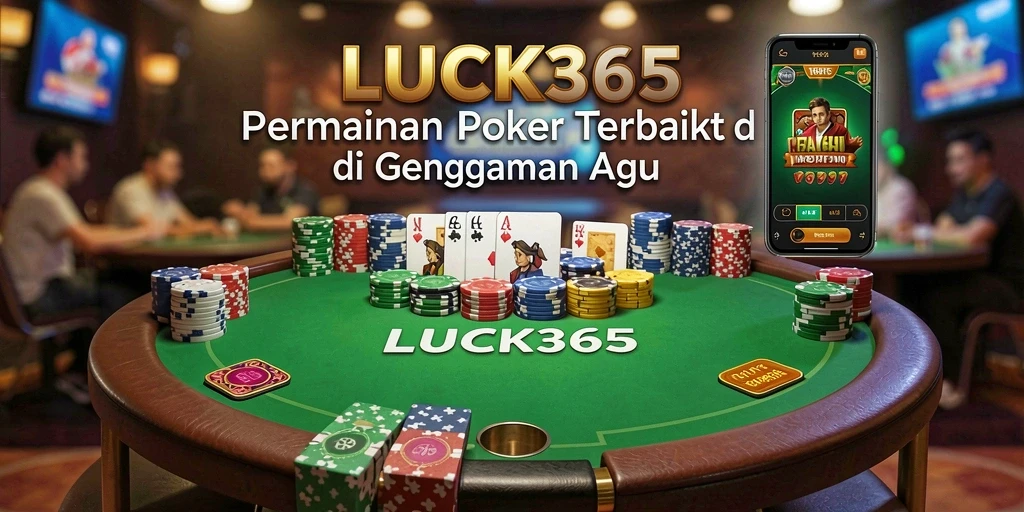 Tampilan gameplay menegangkan di LUCK365 saat bermain Poker.