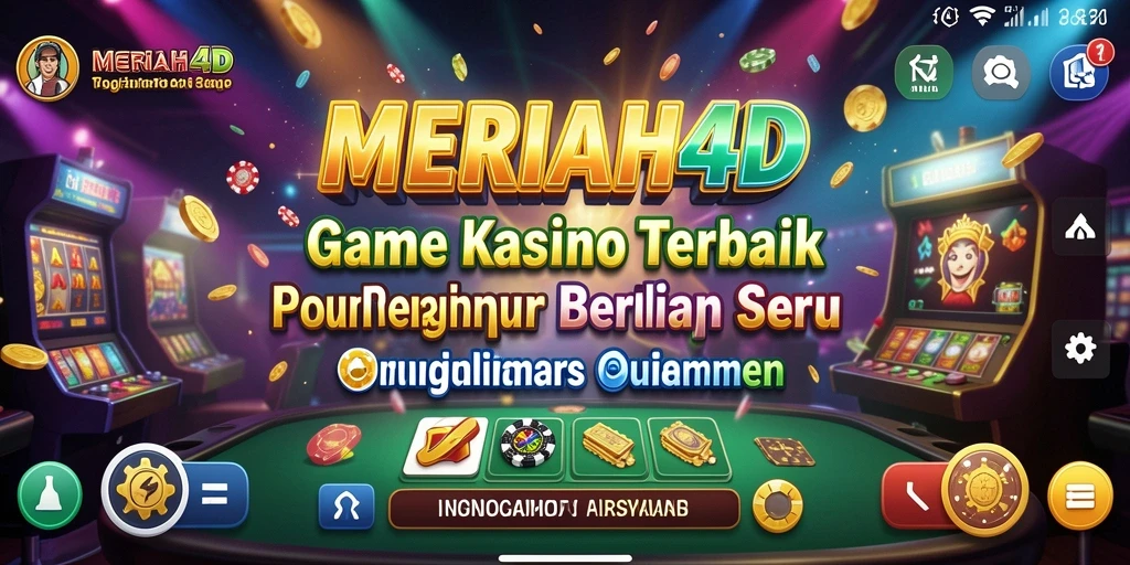 Tampilan gameplay seru di MERIAH4D dengan berbagai permainan Kasino.
