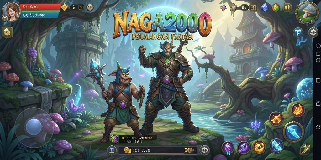 Screenshot NAGA2000 menampilkan aksi seru dalam dunia petualangan.