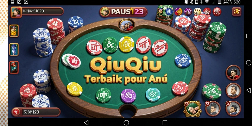Tampilan gameplay menarik dari PAUS123 dalam QiuQiu.
