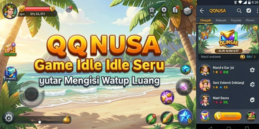 Tampilan gameplay <strong>QQNUSA</strong> yang menghibur dengan karakter menarik.