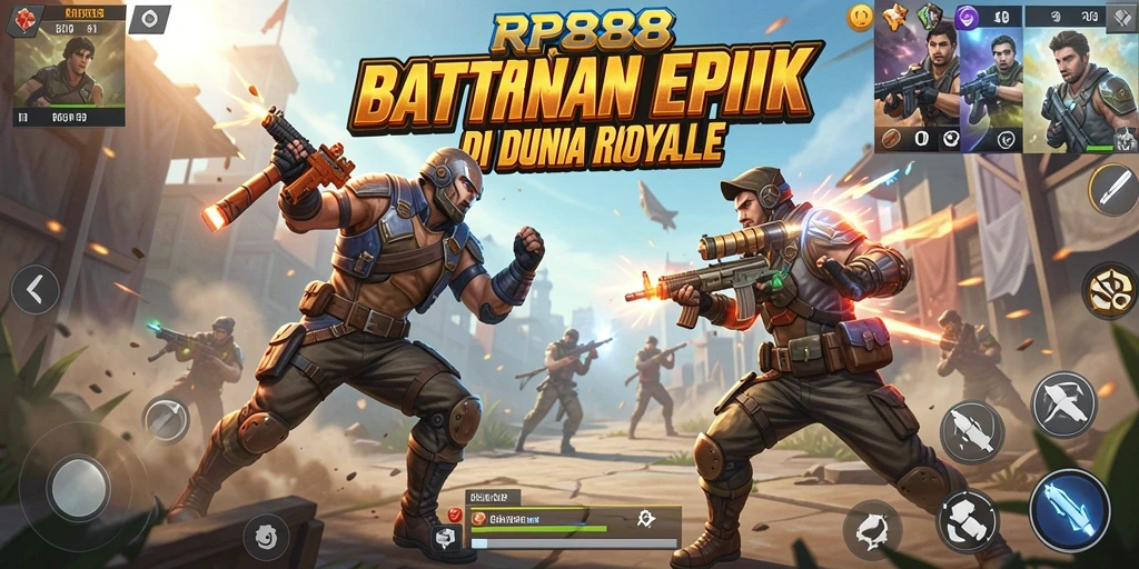 Gameplay RP888 menegangkan dengan aksi pertempuran intens.