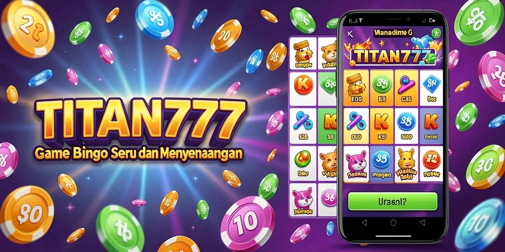 Screenshot gameplay utama TITAN777 yang menampilkan suasana Bingo.