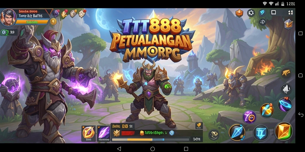Screenshot utama TTT888 menunjukkan petualangan epik dan pertarungan mendebarkan.