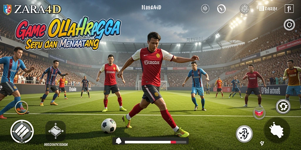 Tampilan gameplay seru di ZARA4D dengan aksi olahraga yang mendebarkan.